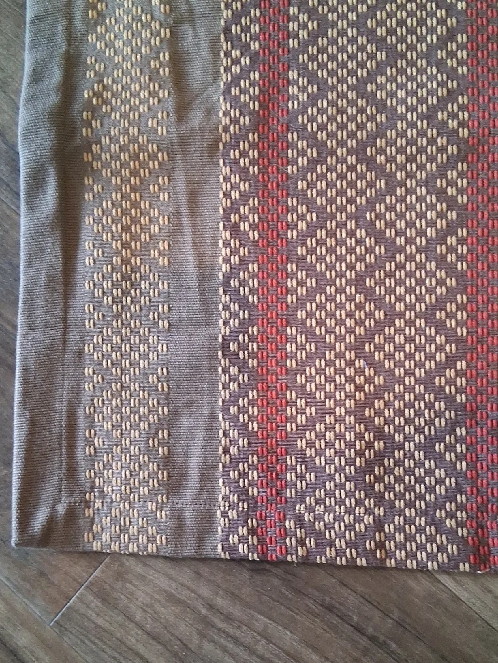 Boho hand loomed Cotton Runner- 70.5